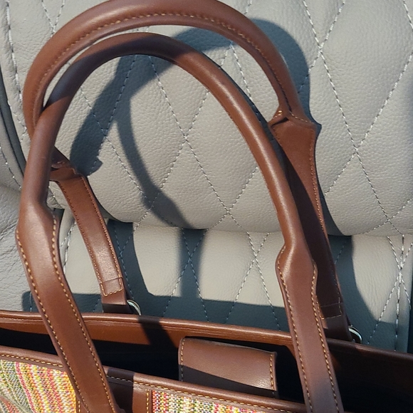 New without tags. Etienne Aigner Straw leather shoulder bag  . - Picture 3 of 9